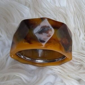 Vintage FALL‎ tones geometric stretch bracelet